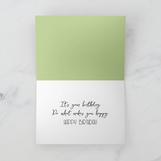 Birthday Chocolate Cocker Spaniel Kaart (Binnen)