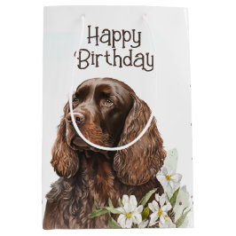 Birthday Chocolate Cocker Spaniel Medium Cadeauzakje
