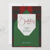 Birthday Christmas Kaart (Voorkant)