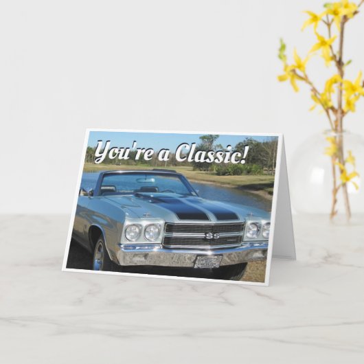 Birthday - Classic Kaart (Gele Bloem)