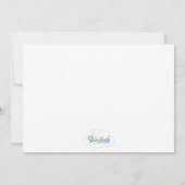 Birthday Clown Beer, Two, Birthday Invitation Kaart (Achterkant)