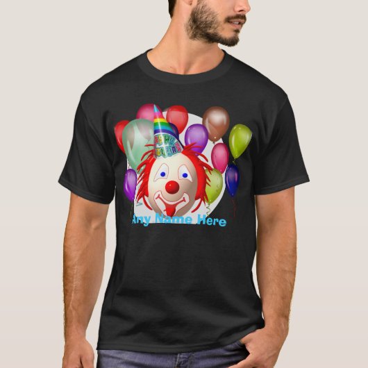 Birthday clown, Customize T-shirt (Voorkant)