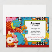 Birthday Clown Kaart (Voorkant / Achterkant)