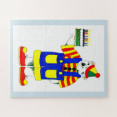 Birthday clown legpuzzel (Horizontaal)