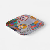 Birthday Clown Papieren Bordje (Gebogen)