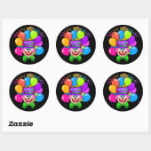 Birthday Clown unisex party sticker (Vel)
