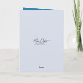 Birthday Coffee With Mittens and Snowflake Kaart (Achterkant)