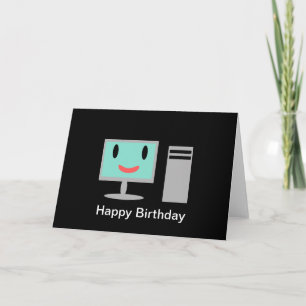 Birthday Computer Kaart