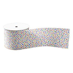 Birthday confetti rainbow grosgrain lint