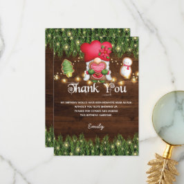 Birthday Cookie Decorting Party Hartelijk dank Bedankkaart