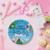 Birthday Cool Pool Papieren Bordje (Feest)
