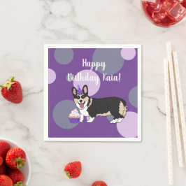 Birthday Corgi Servet