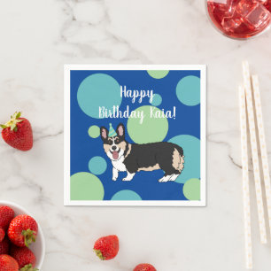 Birthday Corgi Servet