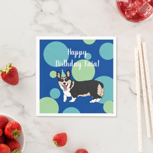 Birthday Corgi Servet (Insitu)