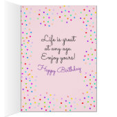 Birthday Cotton Snoep Cone (Binnen (Rechts))