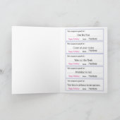 Birthday Coupons voor mam - Multicultural Boy Kaar Kaart (Binnen)