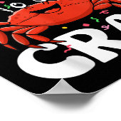 Birthday Crab Party Tee Crabs Lover Birthday Crab Poster (Hoek)