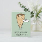 Birthday Crepe Briefkaart (Staand voorkant)