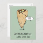 Birthday Crepe Briefkaart (Voorkant / Achterkant)