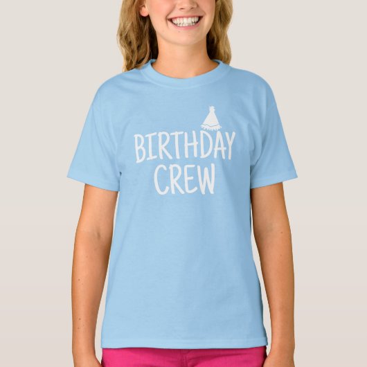 Birthday Crew T-shirt (Voorkant)