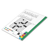 Birthday Crossword Puzzle (48 clusters) Notitieblok (Schuin)