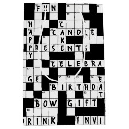 Birthday Crossword Puzzle Medium Cadeauzakje