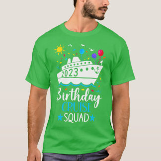 Birthday Cruise Squad 2023 T-shirt