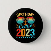 Birthday Cruise Squad Birthday Party Cruise Squad Ronde Button 5,7 Cm (Voorkant)