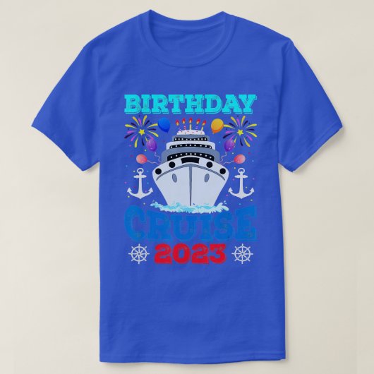 Birthday Cruise Squad Birthday Party Cruise Squad T-shirt (Design voorkant)