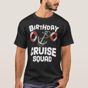 Birthday Cruise Squad Festive My Birthday Ship Tri T-shirt