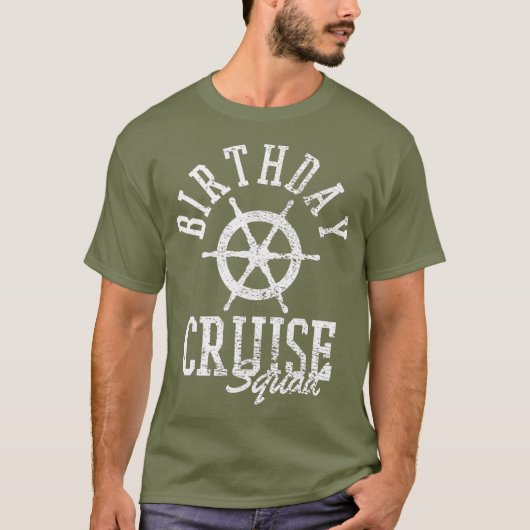 Birthday Cruise Squad T-shirt (Voorkant)