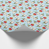 Birthday Cupcake Beagle Cadeaupapier (Hoek)