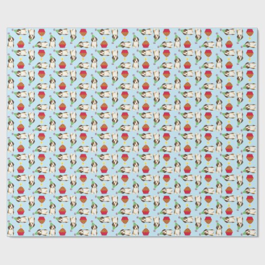 Birthday Cupcake Beagle Cadeaupapier (Vlak)