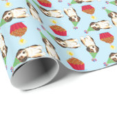 Birthday Cupcake Beagle Cadeaupapier (Rol Hoek)