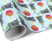 Birthday Cupcake Bouvier des Flandres Cadeaupapier (Rol Hoek)