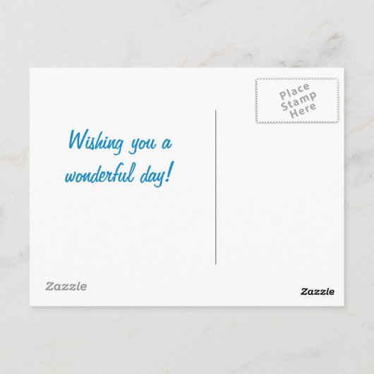 Birthday Cupcake Briefkaart (Achterkant)