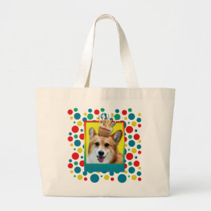 Birthday Cupcake - Corgi - Owen Grote Tote Bag