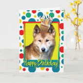 Birthday Cupcake - Dingo Kaart (Gele Bloem)