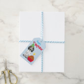 Birthday Cupcake English Cocker Spaniel Gift Label Cadeaulabel (Met Touw)