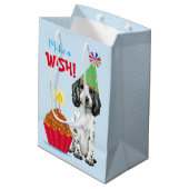 Birthday Cupcake English Cocker Spaniel Medium Cadeauzakje (Achterkant Gekanteld)