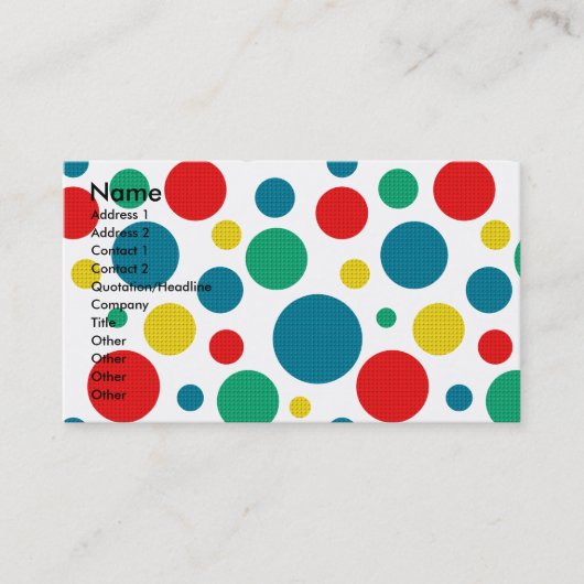 Birthday Cupcake - GoldenDoodle Visitekaartje (Voorkant)