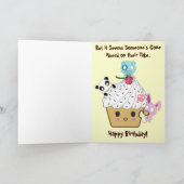 Birthday Cupcake Kaart (Binnen)