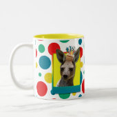 Birthday Cupcake - Kangaroo Tweekleurige Koffiemok (Links)