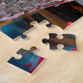 Birthday Cupcake met kaarsen Legpuzzel (Zijkant)