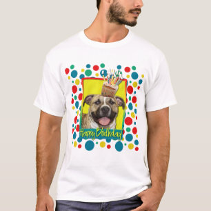 Birthday Cupcake - Pitbull - Groter T-shirt