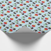 Birthday Cupcake Portugese waterhond Cadeaupapier (Hoek)