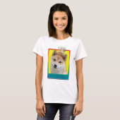 Birthday Cupcake - Shiba Inu T-shirt (Voorkant volledig)