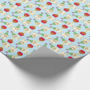 Birthday Cupcake Speelgoed Poodle Cadeaupapier