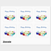 Birthday Cupcake Stickers (Vel)