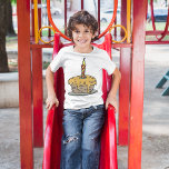 Birthday Cupcake T-Shirt<br><div class="desc">Een verjaardagstaart met één kaars. Dit ontwerp ziet er echt effectief uit op deze T-shirt</div>
